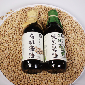 <span class=keywords><strong>Sauce</strong></span> <span class=keywords><strong>soja</strong></span> bio premium 360ml NON-GMO <span class=keywords><strong>sans</strong></span> additifs ni conservateurs pour la cuisson et le trempage - Product Image 2