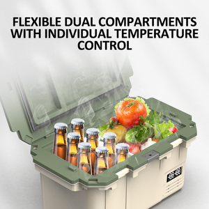 Alpicool GF40 taşınabilir kamp dondurucu fonksiyonu üst buzdolabı 12V çift kullanımlı APP kontrolü ile soğutucu kutu çift bölge araba buzdolabı - Product Image 4