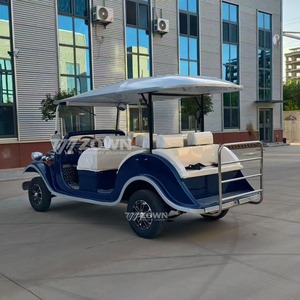 Nuevo Coche Eléctrico Turístico Vintage de 6 Plazas 2026 con Certificación CE, Alimentado por Batería de Litio, para Parques, Resorts y Lugares Turísticos - Product Image 4