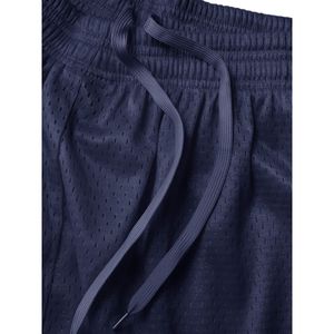 Pantalones Cortos Deportivos de Compresión para Hombre, Estilo Urbano, de Secado Rápido, Transpirables, con Malla, Bolsillos, Cintura Media, Logotipo Sólido - Product Image 5