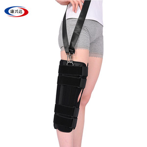 Attelle de genou légère, courte, en trois parties, pour adultes et enfants ; attelle de fixation externe rotulienne. - Product Image 3