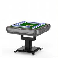 Table de mahjong automatique pliable en métal WQ, table de mahjong moderne de luxe pour quatre personnes