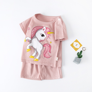 Ensemble de vêtements pour bébés et tout-petits 100% coton 0-6 ans, hauts et pantalons, 2 pièces, vêtements mignons pour filles, ensemble de vêtements d'été pour garçons - Product Image 3