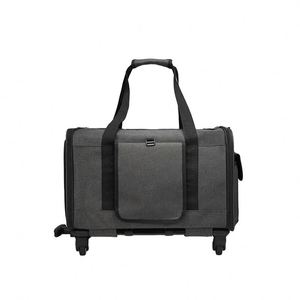 Sac de transport respirant et détachable pour animaux de compagnie, homologué Southwest, avec roulettes, fabriqué en usine BSCI - Product Image 4