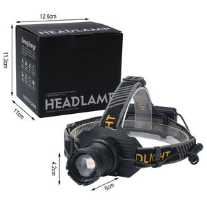 <span class=keywords><strong>Boruit</strong></span> nuevo potente foco tipo C recargable USB potencia de salida 90 grados ajustable con zoom lámpara de cabeza con Sensor faro - Product Image 6