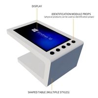 Kiosque publicitaire interactif intelligent multi-touch HD avec écran LCD pour aéroport, fonction de reconnaissance d'objets, SDK, OEM
