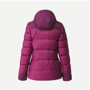 Veste en duvet de canard à capuche isolée personnalisée pour garder au chaud pour les femmes avec veste en duvet à capuche - Product Image 2