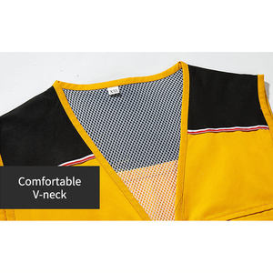 Tissu en maille respirante travail en gros <span class=keywords><strong>gilet</strong></span> sans manches <span class=keywords><strong>multipoches</strong></span> <span class=keywords><strong>gilet</strong></span> utilitaire personnalisé pour hommes pour hommes - Product Image 4