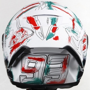 Casco Integrale da Moto da Corsa in ABS Certificato DOT CE, Fornitura Speciale Transfrontaliera, Equipaggiamento Protettivo per Moto - Product Image 3