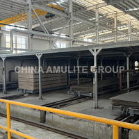 Usine de fabrication de panneaux en fibrociment à économie d'énergie du groupe Amulite en Chine / Machine de fabrication de plaques de ciment pour panneaux muraux et de toiture
