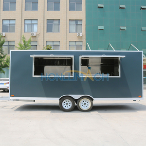 รถขายอาหารเคลื่อนที่แบบมืออาชีพ Honlu พร้อมครัวครบชุด บาร์บีคิว ไอศกรีม และกาแฟ - Product Image 2