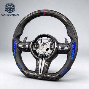 Volant pour BMW M5 M2 en cuir et fibre de carbone, design sportif, Plug & Play, volant de voiture directement de l'usine - Product Image 4