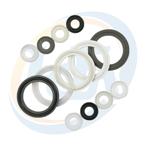 LongCheng, высокая температура, плоская шайба, прозрачное уплотнение, Кофеварка, 64/50 квадратная силиконовая прокладка, резиновая - Product Image 1