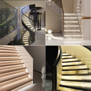 Kit <span class=keywords><strong>d</strong></span>'éclairage LED intelligent pour escaliers à <span class=keywords><strong>d</strong></span>étection de mouvement, 1 à 20 marches, capteur PIR, télécommande, <span class=keywords><strong>escalier</strong></span> intérieur - Product Image 6