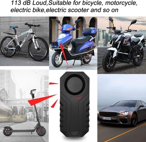<span class=keywords><strong>Alarm</strong></span> Anti Maling Nirkabel 113dB untuk Sepeda Motor, Sepeda, Pintu, Jendela, Tahan Air, dengan Remote - Product Image 5