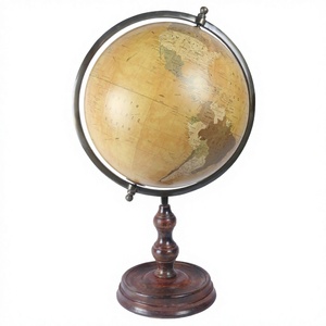 Mid Century Pedestal Globe Map <b>Stand</b> Office Gift And Decoration Supplies <b>Rotatable</b> Vintage Globe Model - Product Image 1
