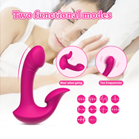 Fernbedienung/APP-gesteuerter Vibrierender Tragbarer Vibrator Lebensmittelechtes Silikon Masturbator Sexspielzeug für Frauen Weibliche Masturbation Großhandel