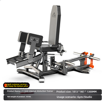 Nouveauté : Appareil de musculation professionnel en acier pour salle de sport, pont fessier, pousse-fesses, équipement d'entraînement de force de 70 kg pour