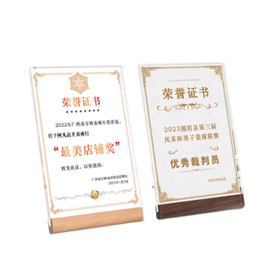 Support <span class=keywords><strong>photo</strong></span> double face en <span class=keywords><strong>acrylique</strong></span> transparent, cadre de montage durable, support publicitaire pour logo, support de table de bureau - Product Image 6