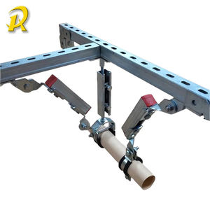 Supports photovoltaïques perforés à trois côtés galvanisés à chaud pour panneaux solaires à bonne dissipation thermique avec plateaux de câbles - Product Image 5