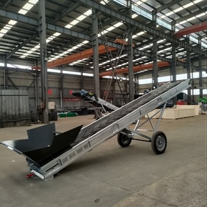 Sporco di terra nastro trasportatore Mobile Stacker <span class=keywords><strong>6</strong></span> metri di lunghezza trasportatore palificazione macchina fabbrica pronto Stock CE garanzia di qualità - Product Image 2