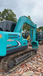 Miniexcavadora Kobelco SK75 usada, miniexcavadora de 7 toneladas con motor de núcleo y componentes de bomba, precio de venta - Product Image 2