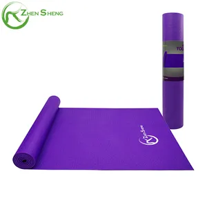 Zhensheng personnaliser couleur super doux 5mm 6mm PVC tapis de yoga