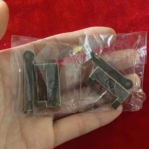 Retro Chinese Style Fu Character <b>Padlock</b> 31x17mm Iron Key Furniture Lock Durable Home Use - Product Image 2