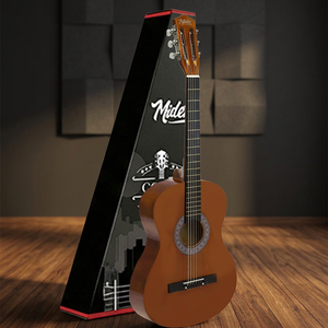 4/4 YELLOW Classical Guitar with Adjustable Truss Rod Spruce <b>Top</b> Complete Beginner Set Soft Gig Bag | Midex CG-270YLW - Product Image 3