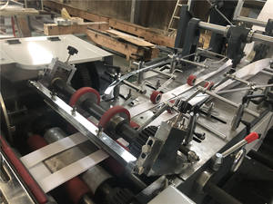 Machine à fabriquer des sacs en papier Kraft de 25kg, Mini V carré, Cy-400 - Product Image 4