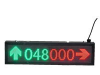 Écran LED d'affichage extérieur étanche pour signalisation de parking, idéal pour les parkings, garages et guides routiers