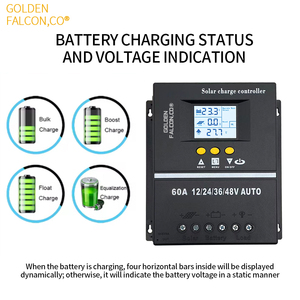 12V 24V 36V 48V MPPT thông minh tự động năng lượng mặt trời CHARGE <span class=keywords><strong>CONTROLLER</strong></span> 60A pin năng lượng mặt trời điều khiển cho năng lượng mặt trời hệ thống - Product Image 4