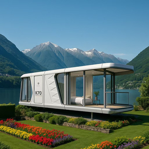 360 °   Casa Cápsula con Vista Panorámica LubanCabin |   Casa de Huéspedes Modular Prefabricada para Montaña o Costa - Product Image 3