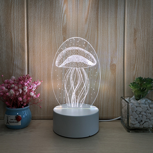 Lámpara LED Óptica 3D con Diseño de Oso Bebé, Luz Nocturna 3D con Ilusión Óptica, Regalo de Cumpleaños en Promoción - Product Image 2