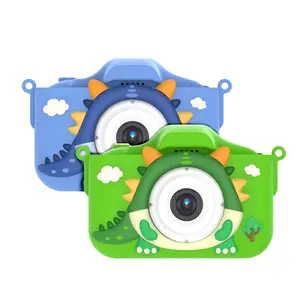 2024 kinderspielzeug x12s dual-objektiv kinder mini kamera 1080p dinosaurier cartoon kinder kamera entzückliches spielzeug kinder selfie digitalkamera l1