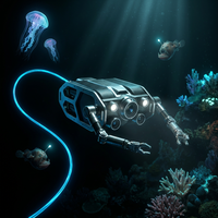 Cable de Fibra Óptica Monomodo PrimePro G657A2 |   Micro-cable de 0.25mm |   50 km/rollo para infraestructura submarina ROV/AUV