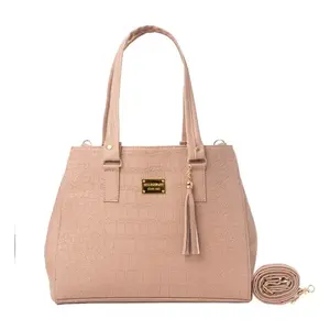 Sac à main pour femme Fana Ileana, motif alligator, grande capacité, fermeture ouverte, doublure en PU métallique, usage quotidien décontracté - Product Image 1