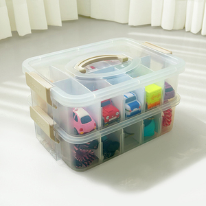Diviseur de tiroir réglable, boîte de rangement, organisateur en plastique, bloc de diviseur modulaire, diviseur de rangement, diviseur de petites pièces - Product Image 5