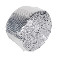 Rouleau d'emballage isolant en feuille d'aluminium personnalisé Feuille de construction en rouleau d'isolation phonique de toiture à barrière thermique ignifuge à bulles