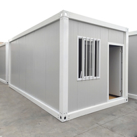 Maison de conteneur modulaire en acier préconstruite de 20 pieds minuscule bureau à domicile sur le chantier de construction préfabriqué détachable Casas Contenedor