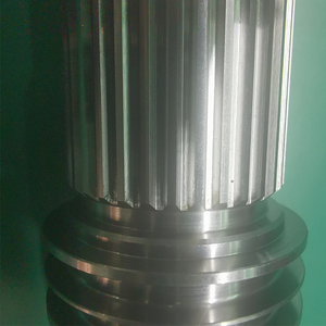Hochwertige, günstige Edelstahl-Keilwellen mit Lager, CNC-gefertigt, <span class=keywords><strong>DIN5480</strong></span>-Modell für Betriebsmechanismen - Product Image 6