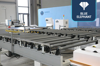 Línea de Producción Automática de Paneles Celulares para Muebles con Etiquetado y Ensamblaje