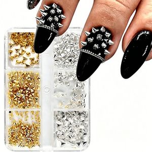 Autocollants adhésifs pour ongles en forme de cœur 3D à paillettes dégradées, les plus vendus, pour fournisseurs OEM/ODM – Application facile - Product Image 3