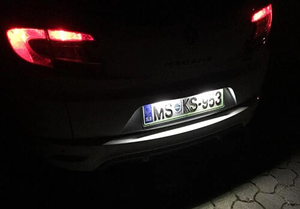 Nouveau 12V LED Lumière de plaque d'immatriculation 8200480127 265108474R pour Clio Laguna Megane Twingo <span class=keywords><strong>Master</strong></span> - Product Image 6