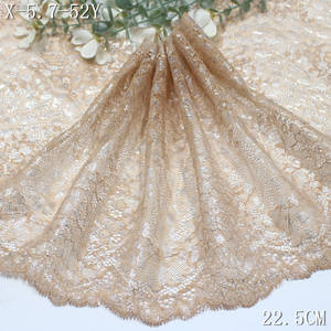 <span class=keywords><strong>2026</strong></span>年フランス新ファッションストレッチナイロンレーストリム22cmヌードシルバーメッシュフローラルエラスティックレース（メタリック糸入り）ランジェリー用 - Product Image 6