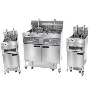 Surri Tự Động Lọc Dầu Nâng Giỏ Thương Mại Điện Gas Nồi Chiên Sâu Với Đôi Xe Tăng Cho Gà Chiên - Product Image 1