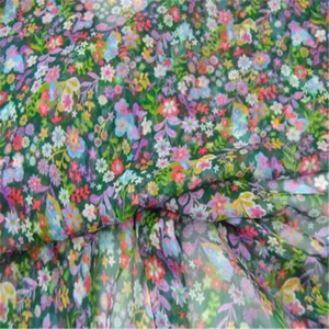 Tela <span class=keywords><strong>de</strong></span> Chifón Georgette <span class=keywords><strong>de</strong></span> Seda 100% Pura, Natural, Cómoda, con Estampado <span class=keywords><strong>de</strong></span> Flores Pequeñas y Bonitas, Transpirable, para Vestido <span class=keywords><strong>de</strong></span> Verano - Product Image 4