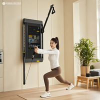 Équipement de fitness commercial intelligent unisexe mural avec écran tactile multifonctionnel et complet en métal pour entraînement complet