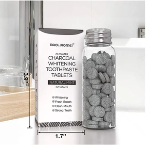 Vente en gros de <span class=keywords><strong>dentifrice</strong></span> <span class=keywords><strong>à</strong></span> mâcher portable Soins bucco-dentaires Comprimés de <span class=keywords><strong>dentifrice</strong></span> solide de blanchiment biologique - Product Image 4