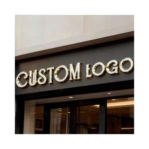 Signalisation extérieure de grande taille en acrylique, lettres 3D personnalisées, logo LED, conception de devanture de magasin, enseigne en métal pour entreprise, panneau lumineux LED pour magasin - Product Image 4